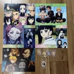 くら寿司　鬼滅の刃　下敷き　缶バッジ　消しゴム