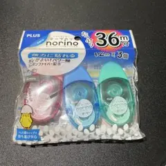 PLUS テープのり norino コロ 3個セット