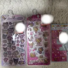 ハローキティ　ドロップジュエリーシール　ボンボンドロップシール　タイルシール