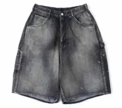 ANCELLM BOXY DENIM PAINTER SHORTS EX - メルカリ