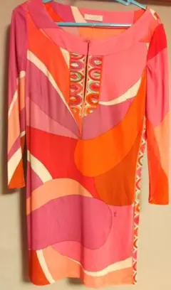 EMILIO PUCCI チュニック ピンク オレンジのサムネイル