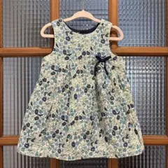 センスオブワンダー リバティ 花柄 ワンピース 90