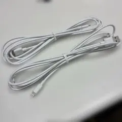 USB Lightningケーブル 2m 2本セット