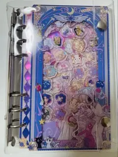 セーラームーン シャカシャカ アクリルリング バインダー A7 シール帳