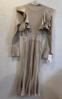 一度のみの使用】ALAiA/2007エディションウールクリノリンドレス