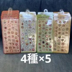 クレヨンしんちゃん 3D クリスタル立体シール 4種セット×5 韓国限定