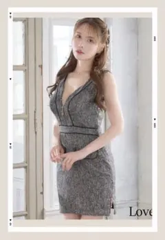 キャバクラ　ミニドレス パーティードレス　タイト　ワンピ　Love Rich