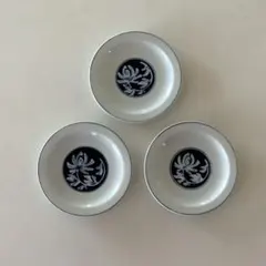 和皿／花柄／皿／3枚まとめ売り