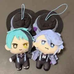 ツイステッドワンダーランド　EXマスコットぬいぐるみ　アズール　ジェイド　寮服