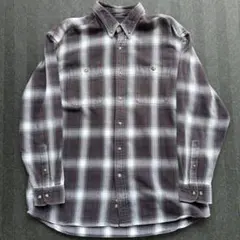 90's REDHEAD オンブレチェックシャツ XLサイズ シャドーチェック