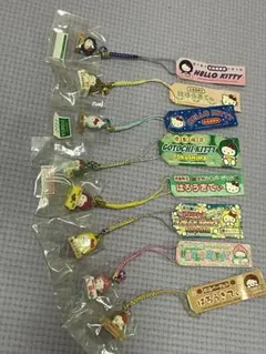 と*よ様 ☆ハローキティ☆Green Tokyo＆メロン 根付け2種セット☆レア
