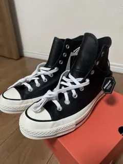 新品　レザー CT70 CONVERSE ブラック ハイカット