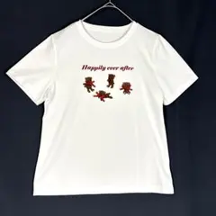 美品 clear クマプリント リボン付き Tシャツ バレエコア ガーリー Fのサムネイル