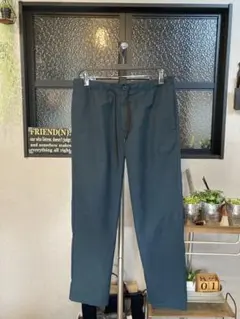 ラコレ　L A K O L E 　イージーパンツ ブルーグリーン　Ｌサイズ