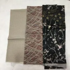 布地セット（ベージュ、赤、黒）