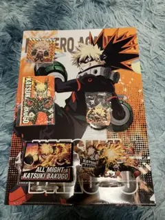 爆豪勝己/セット売り/クリアファイル/缶バッチ/シール/アクスタ