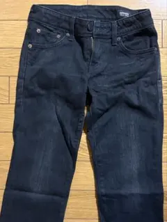 EDWIN ブラック スキニーパンツ 26