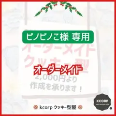 オーダーメイドクッキー型　ピノピノこ様専用