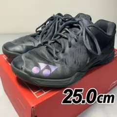 YONEX エアラスz 25.0 バドミントンシューズ ブラック