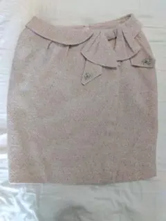 ミッシュマッシュ　ピンク ツイードスカート