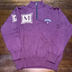 長袖モックネック