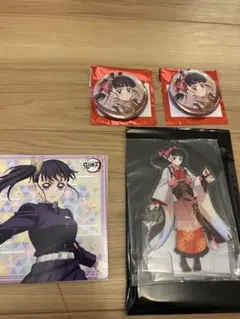 鬼滅の刃 午年　栗花落カナヲ　アクリルスタンド/缶バッジ マグネットコレクション