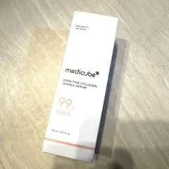【新品未開封】メディキューブ　PDRNピンクバブルセラム95ml 美容液