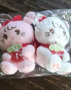 mikKo illustrationsいちごぬいぐるみマスコット♡