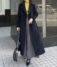 riendaシンデレララインコート　ブラックMサイズ