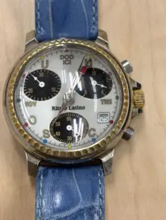 ジャンク　Ritmo Latino DODICIクォーツ 腕時計 ブルーベルトのサムネイル