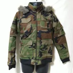 迷彩柄 リバーシブル 8way 中綿 ジャケット デッドストック