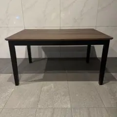 セミオーダー 105cm ローダイニングテーブル ウォールナット×ブラック