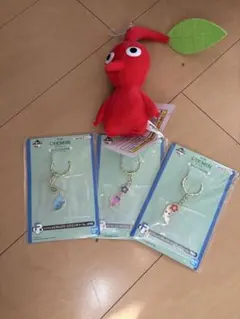 一番くじ PIKMIN F賞 いっしょにのんびり ピクミンチャーム 3種セット