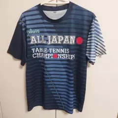 Juic ALL JAPAN 卓球ウェア Mサイズ ネイビー
