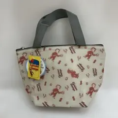 【新品2個セット】 おさるのジョージ 舟形保冷ランチトートバッグ 保冷保温 弁当