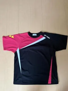 YONEX テニスウェア Tシャツ ブラック ピンク Sのサムネイル