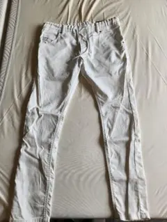 White Distressed Denim DELAY by Win&Sons - メルカリ
