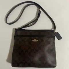 COACH ショルダーバッグ シグネチャー PVC ブラウン F29210