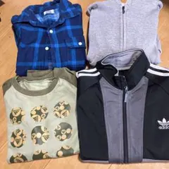 子供服まとめ 4点　シャツ　パーカー　長袖Tシャツ　130cm