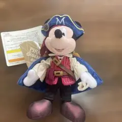 激レア　ミッキーマウスぬいぐるみバッチ　パイレーツサマー2020
