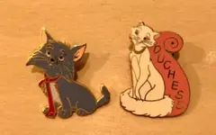 ディズニー　おしゃれキャット　ピン　セット