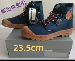 《新品未使用》PALLADIUM ネイビー スニーカー 23.5cmのサムネイル
