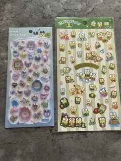 正規品　けろけろけろっぴ＆タマゴッチシール2枚セット