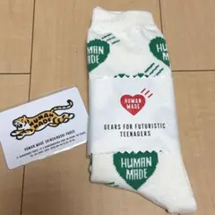 ★新品未使用★ HUMANMADE ヒューマンメイド ハートソックス 靴下　緑のサムネイル