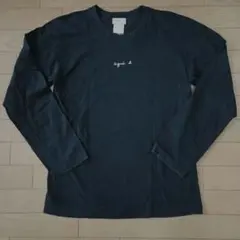agnès b. 長袖Tシャツ 黒　オーバーサイズ