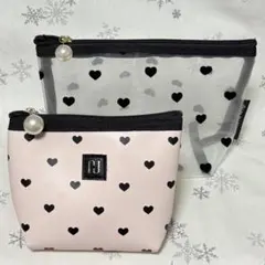 JILL BY JILL STUART 　　　　　 ハート柄ポーチ2点セット
