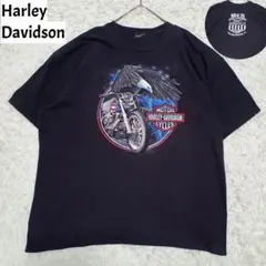 Harley-Davidson Tシャツ 両面プリント