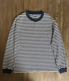 00s old UNIQLO オールドユニクロ　ボーダー　ロンT ノームコア
