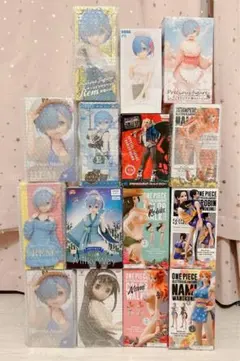 【新品未開封】美少女フィギュア　15体セット販売　ワンピース　リゼロ