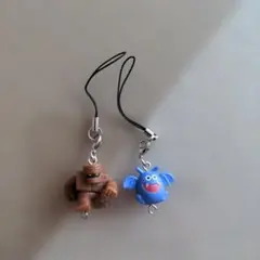 ドラゴンクエスト つなげてモンスターマスコット ストラップ ゴーレム&ドラキー